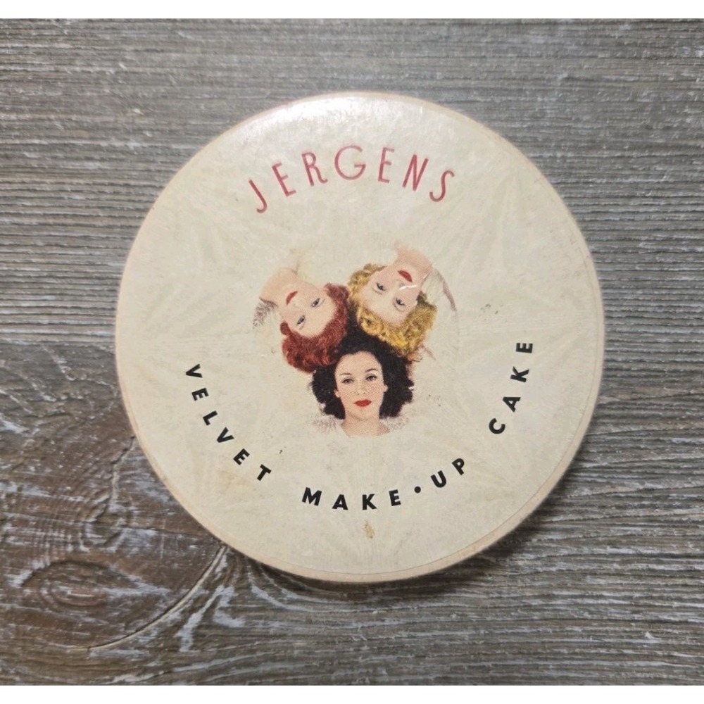 VTG 50's Unused, New Jergens Velvet Make Up Cake - Shade - Brunette USA